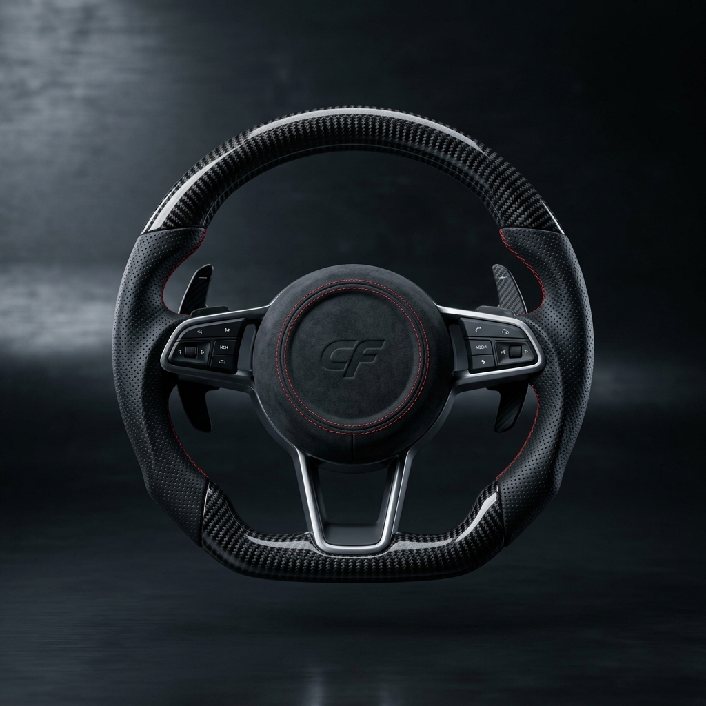Sport Steering Cover — professional installation at Arbuda Car, Gandhinagar Gujarat